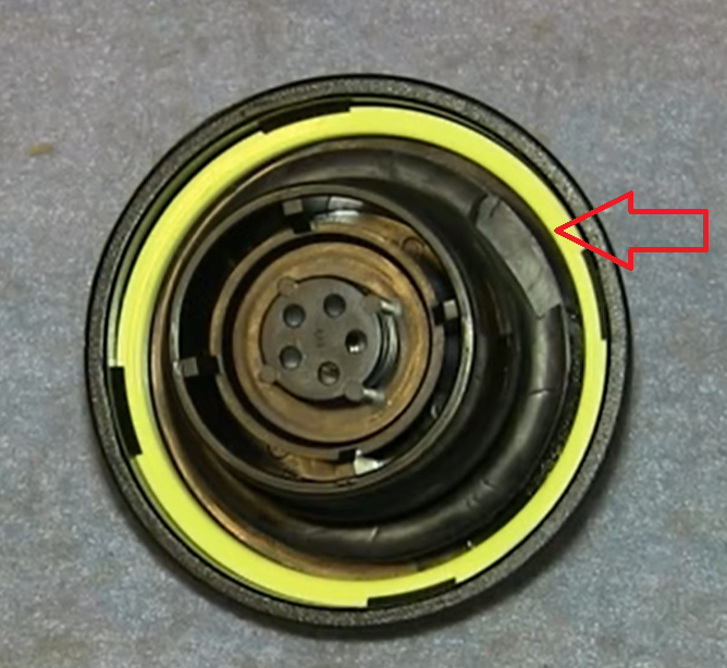 密封破裂的气顶